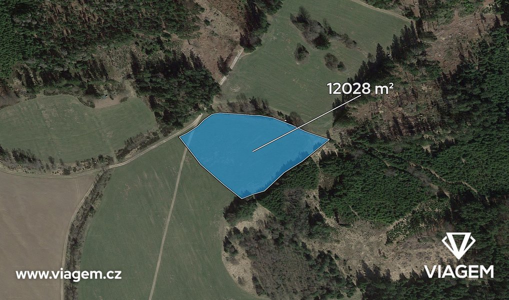 Prodej pole 12 028 m², Lodhéřov – náhled fotky 2