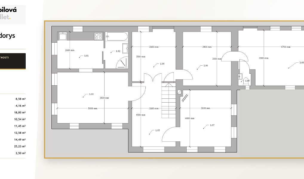 Prodej domu 264 m² s pozemkem 732 m², Nový Oldřichov – náhled fotky 30