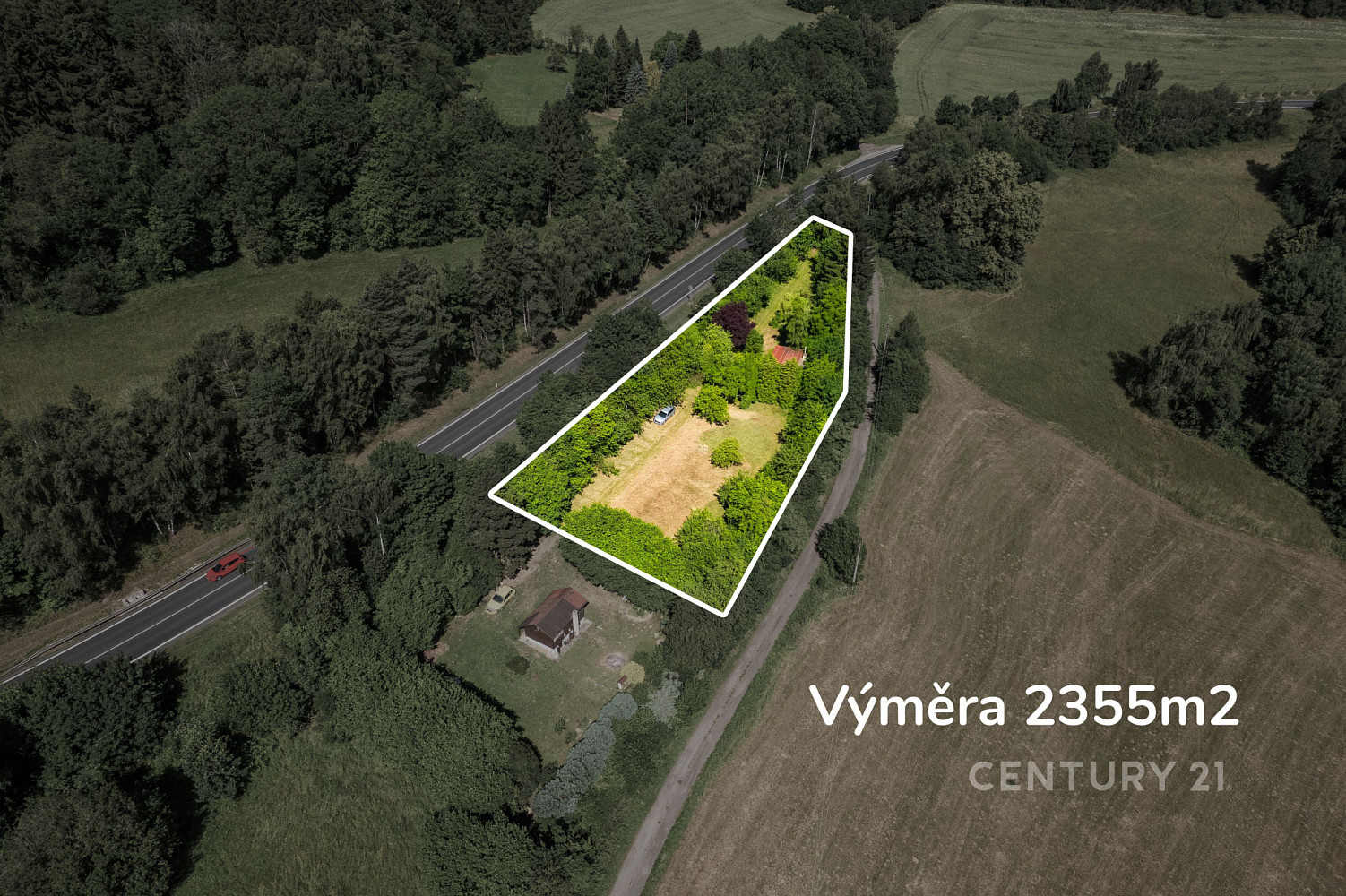 Prodej komerčního pozemku 2 355 m² – fotografie 2