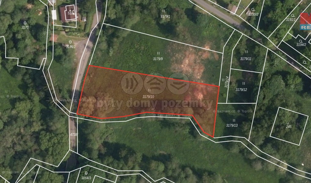 Prodej stavebního pozemku 2 467 m², Stará Voda – náhled fotky 10