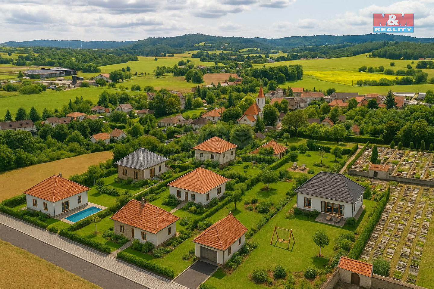 Prodej stavebního pozemku 6 734 m² – fotografie 4