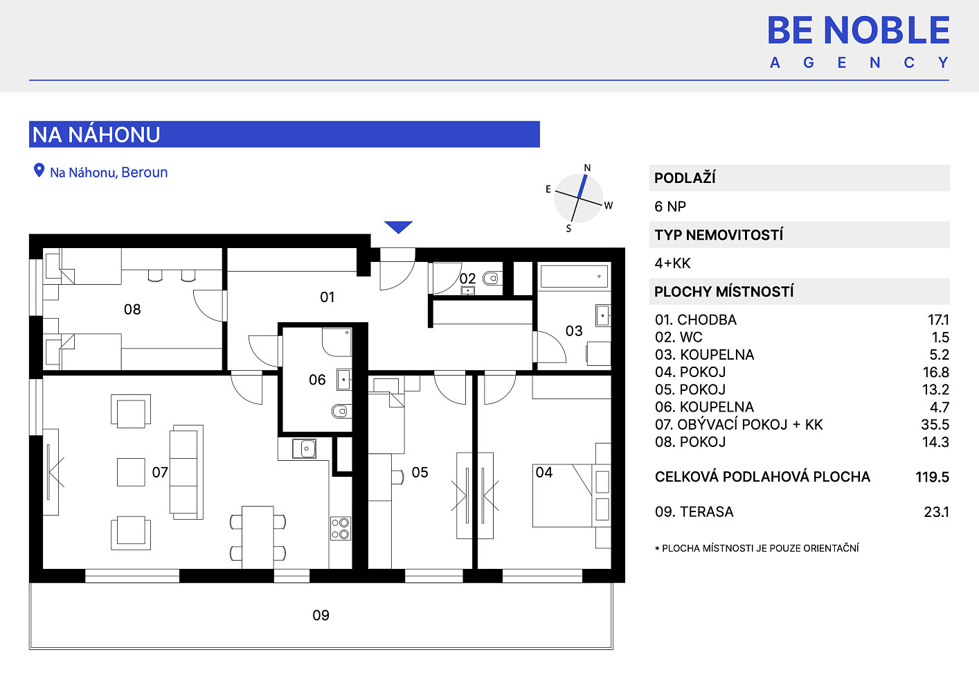 Prodej bytu 4+kk 120 m² – fotografie 3