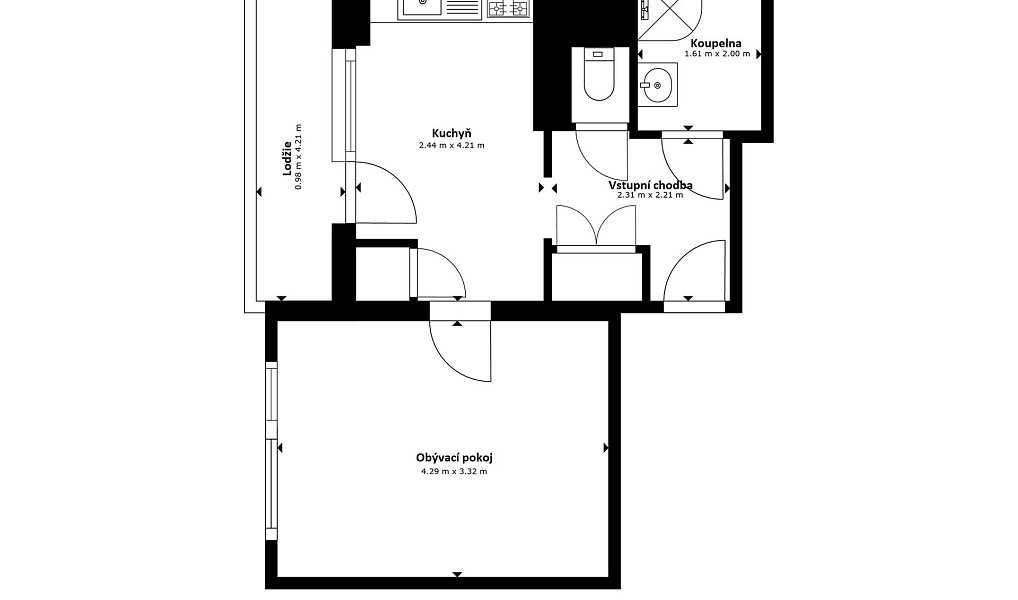 Prodej bytu 1+1 36 m², Teplice – náhled fotky 2