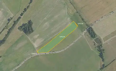 Prodej pole 24 656 m², Hostomice - Bezdědice, okres Beroun