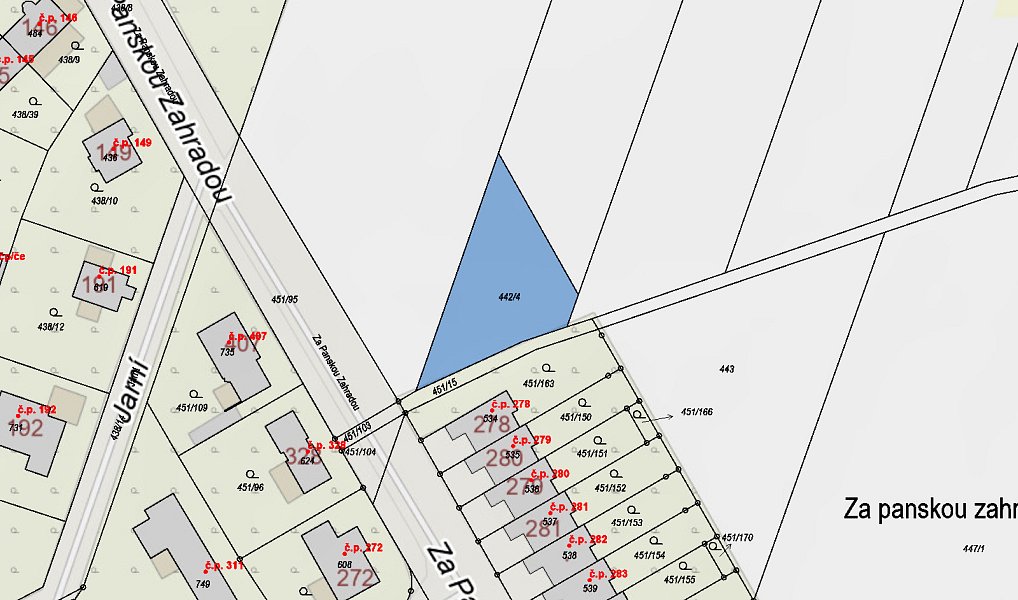Prodej stavebního pozemku 752 m², Horoušany – náhled fotky 6