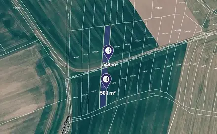 Prodej pole 1 050 m², Milonice, okres Vyškov
