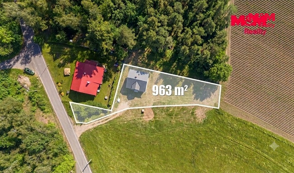 Prodej stavebního pozemku 963 m², Radčice – náhled fotky 6