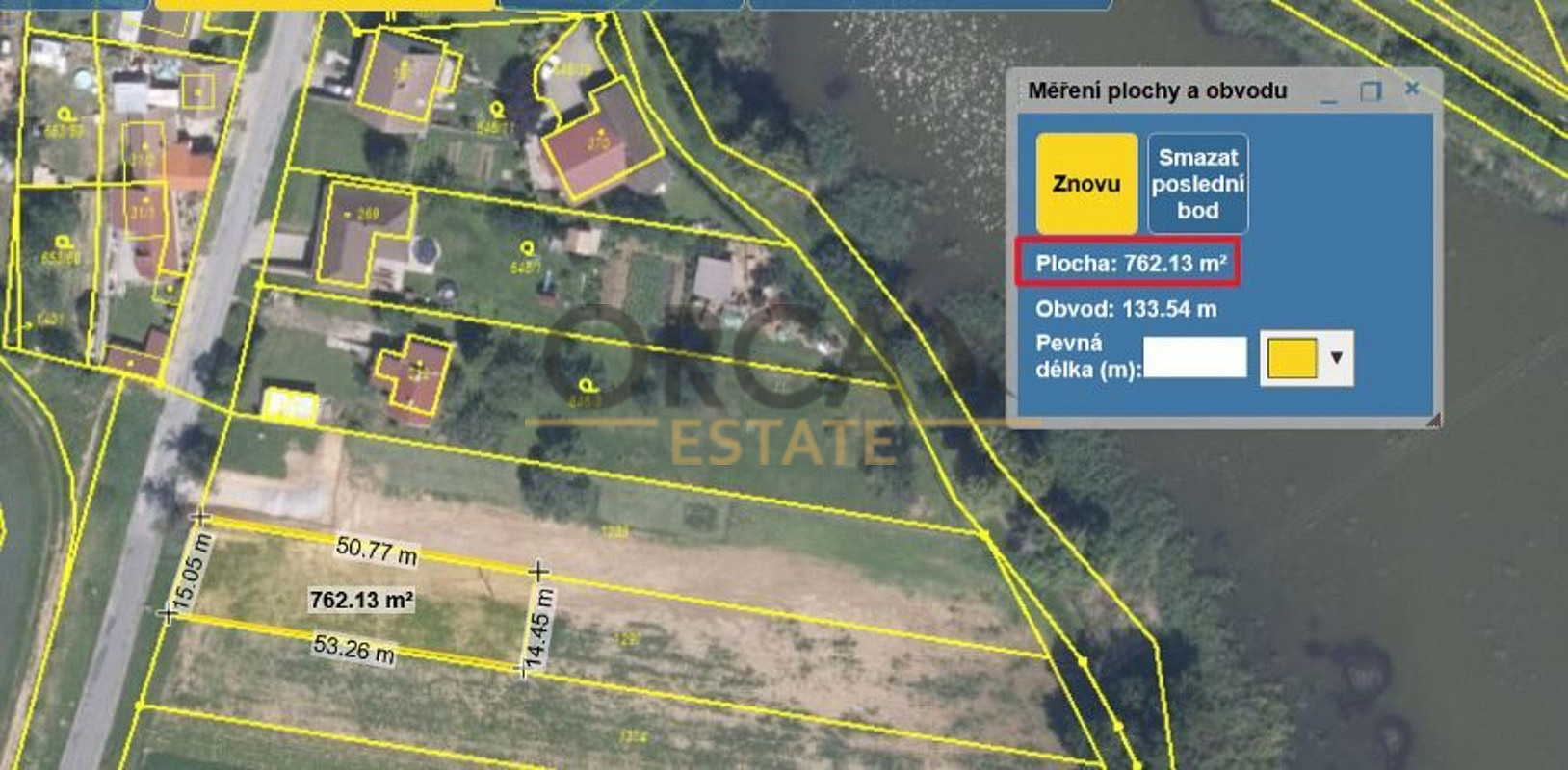 Prodej stavebního pozemku 1 950 m² – fotografie 4