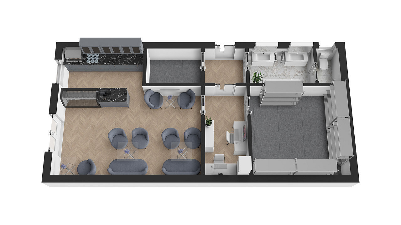 Pronájem obchodních prostor 53 m²