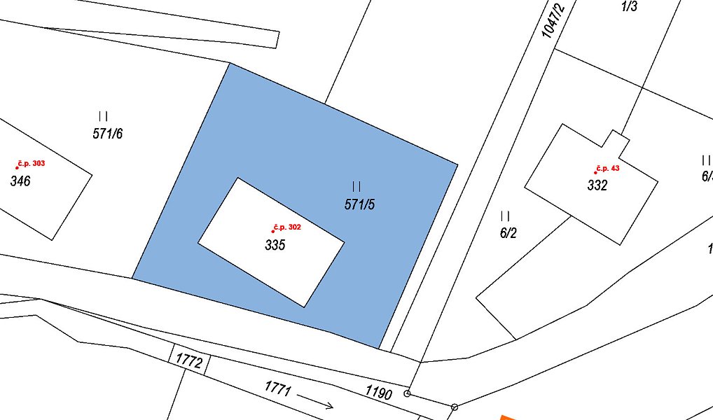 Prodej stavebního pozemku 126 m², Praskolesy – náhled fotky 2