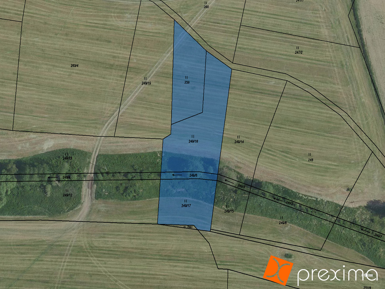 Prodej pozemku 172 m²