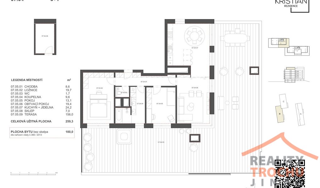 Prodej bytu 3+1 100 m², Hradec Králové – náhled fotky 7