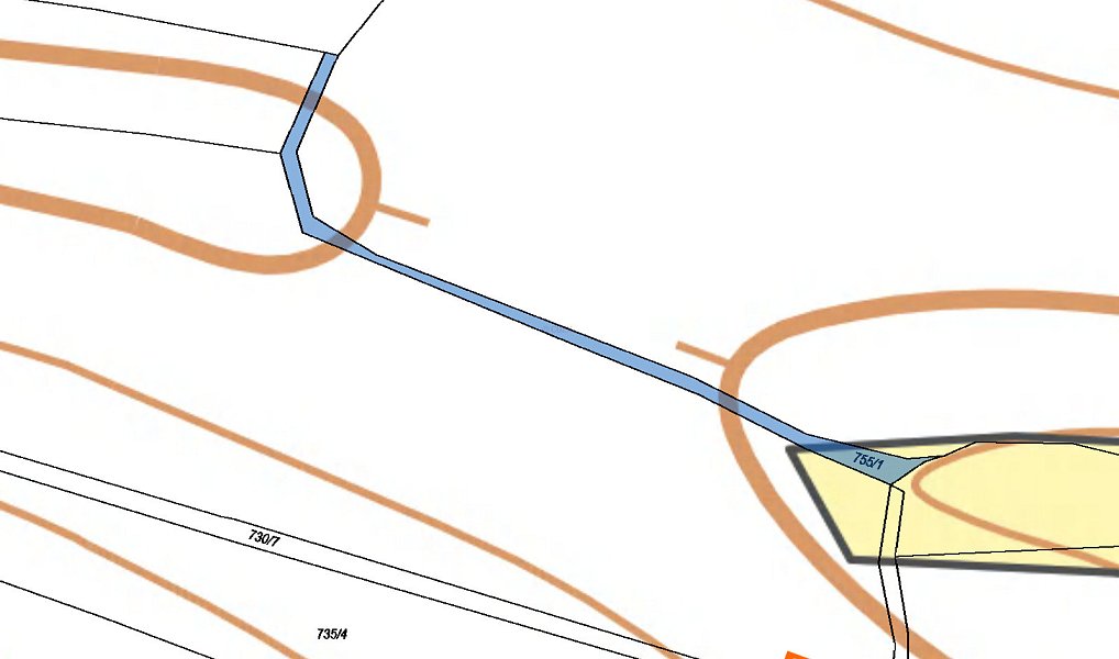 Prodej pole 71 m², Jablonná – náhled fotky 3
