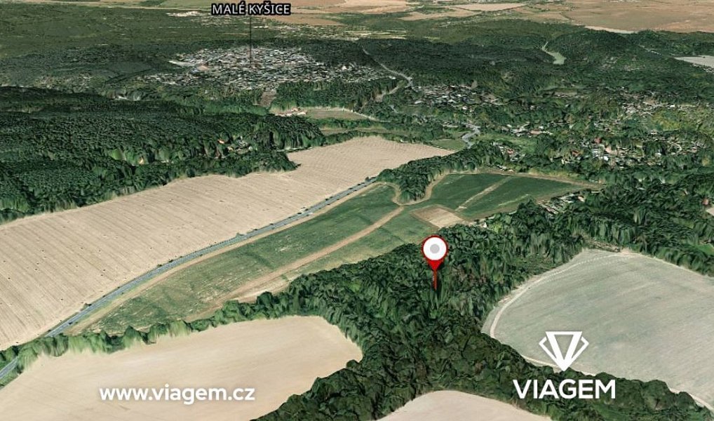 Prodej lesa 1 437 m², Chyňava – náhled fotky 4