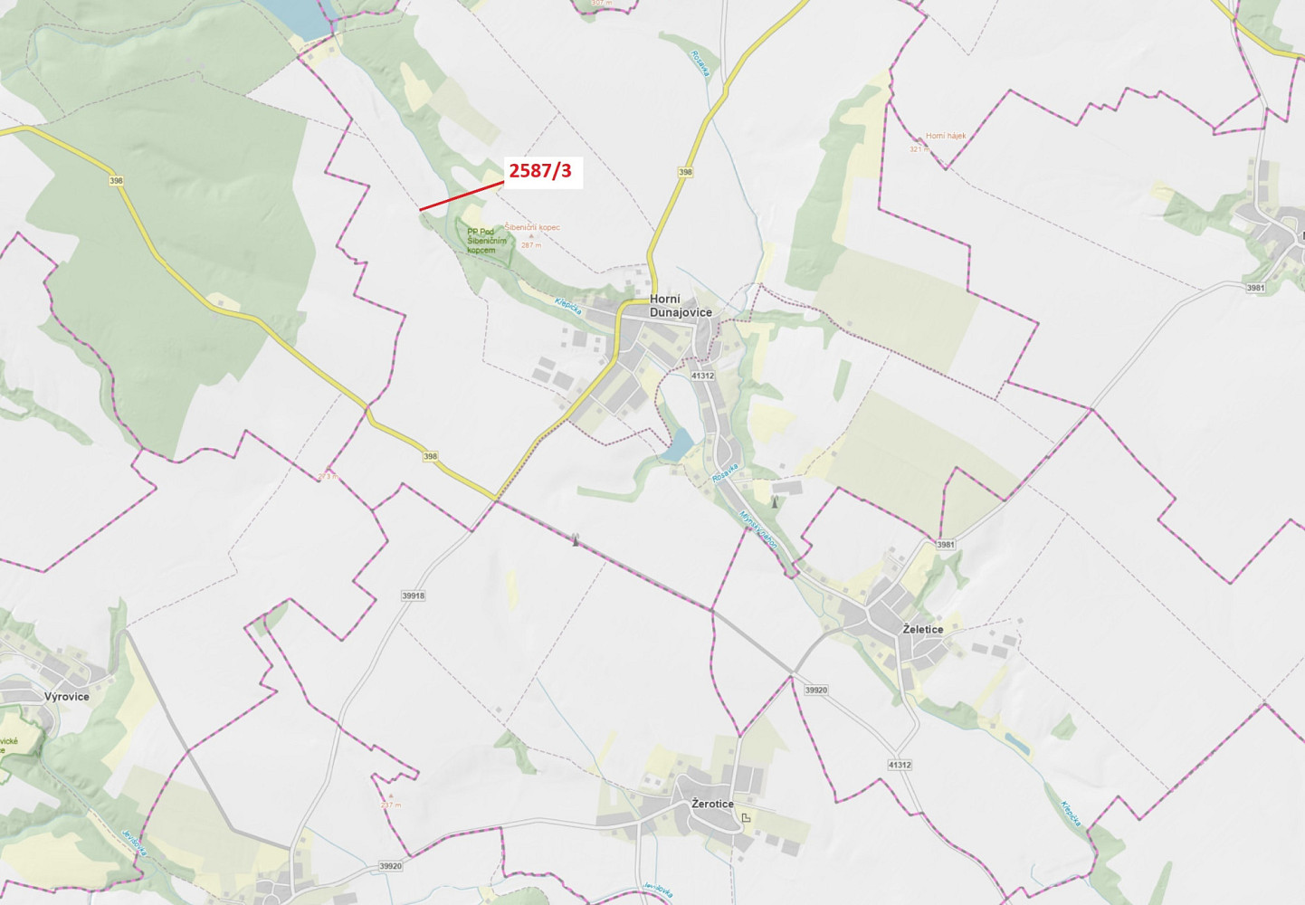 Dražba lesa 77 m²