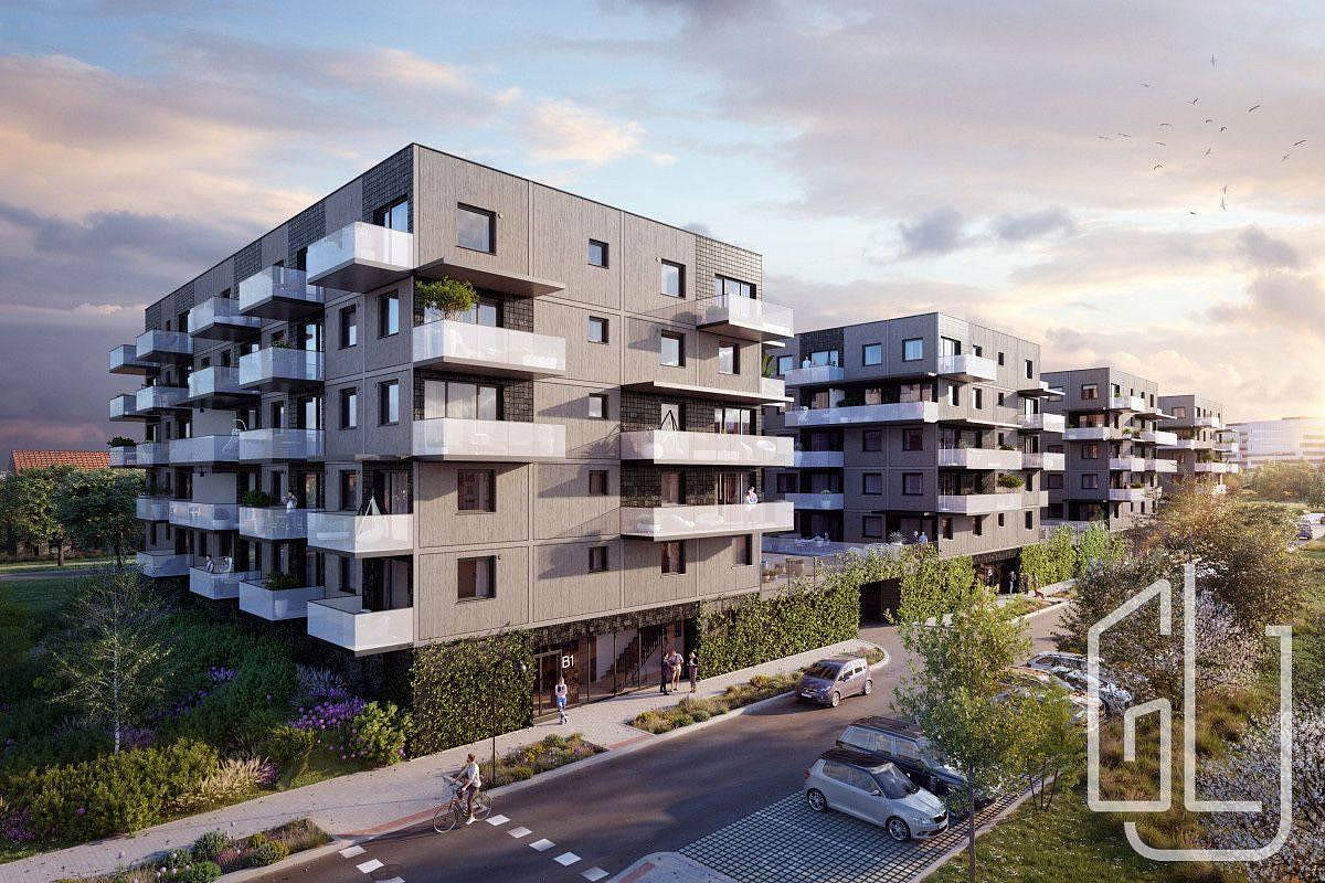 Pronájem garážového stání v rezidenčním projektu nad krocínkou, praha 9 - prosek, čakovická 44