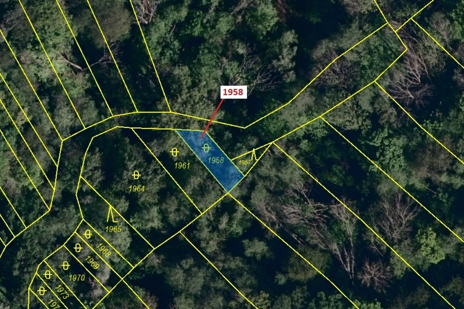 Dražba pozemku 99 m² – pohled 2