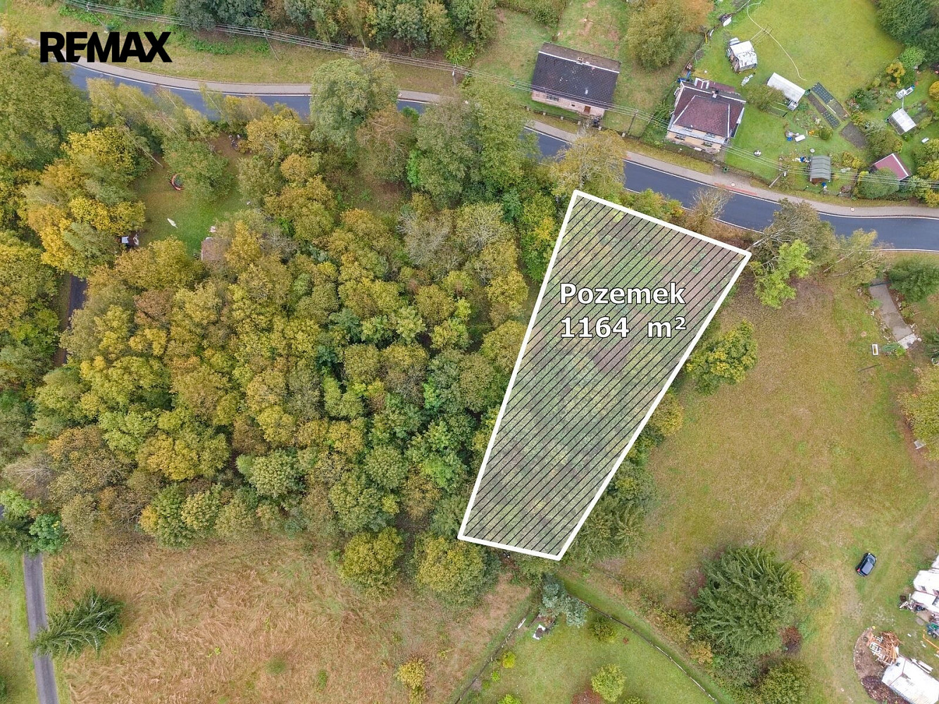 Prodej stavebního pozemku 1 164 m²
