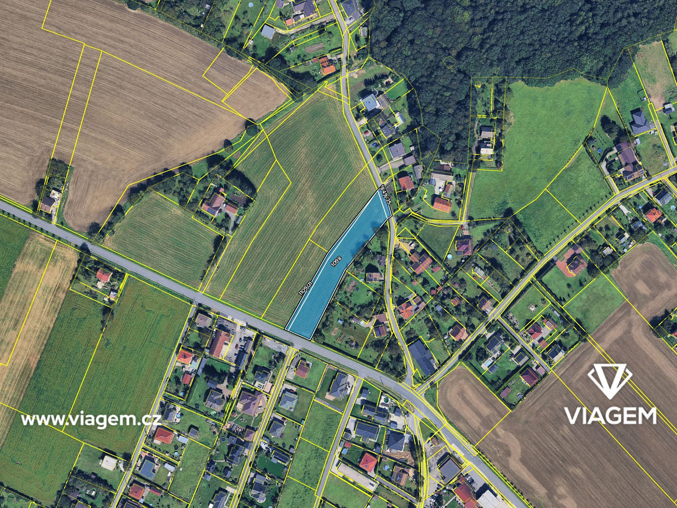 Prodej pole 1 838 m² – fotografie 3