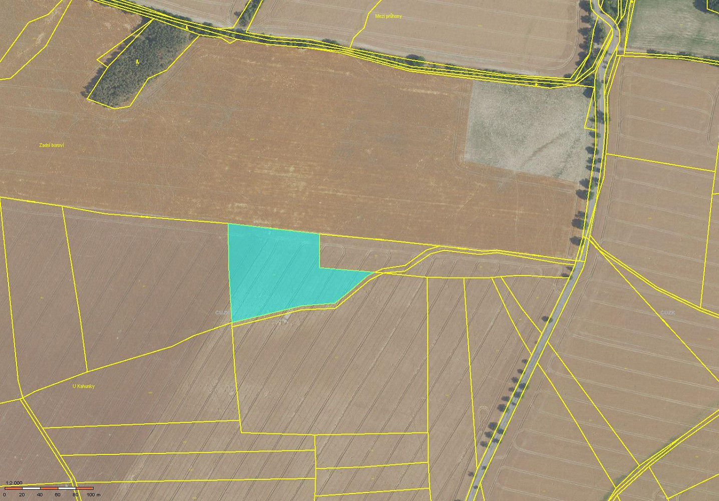 Prodej pole 17 142 m²