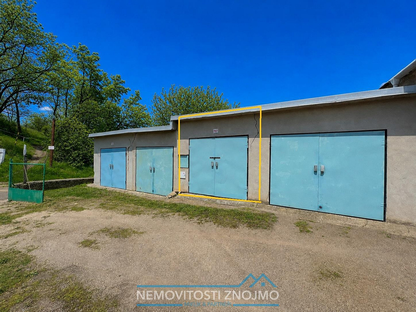 Prodej garáže v Sedlešovicích, 250m od koupaliště Louka ve Znojmě