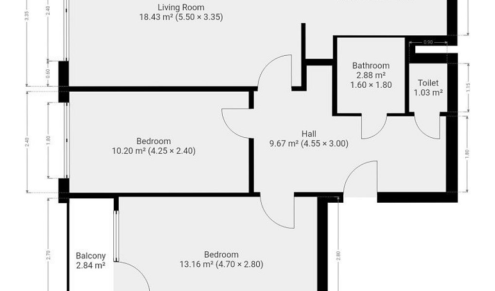Pronájem bytu 3+kk 63 m², Praha – náhled fotky 13