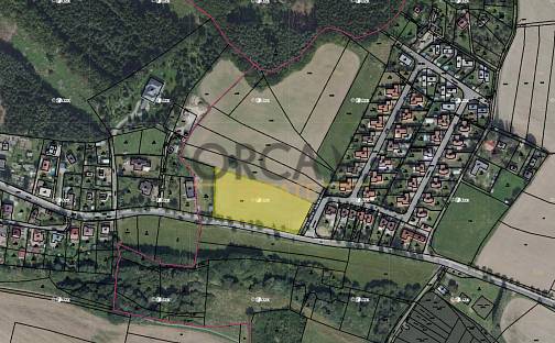 Prodej stavebního pozemku 6 408 m², Tehov, okres Praha-východ
