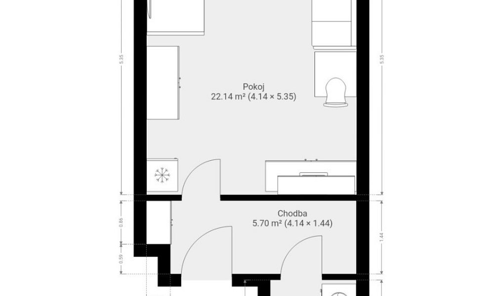 Prodej bytu 1+kk 34 m², Brno – náhled fotky 9