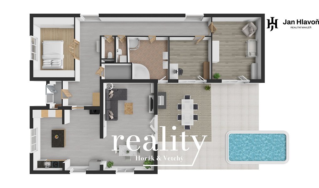 Prodej domu 292 m² s pozemkem 744 m², Práče – náhled fotky 40