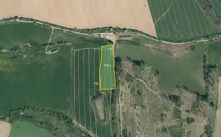 Prodej pole 12 602 m², Načeradec - Daměnice, okres Benešov