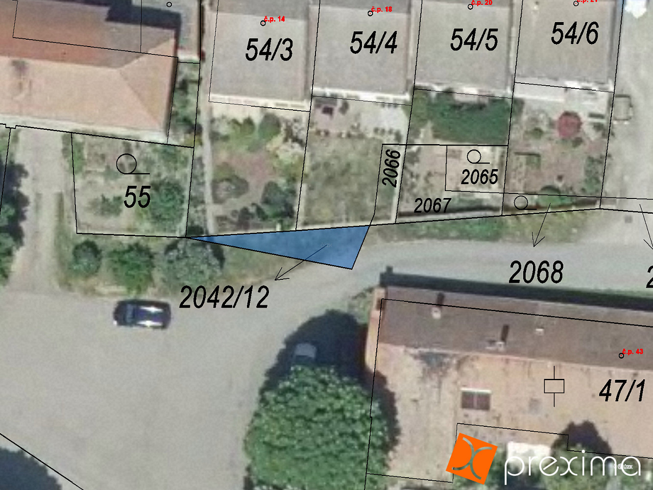 Prodej pozemku 5 m², Mšené-lázně