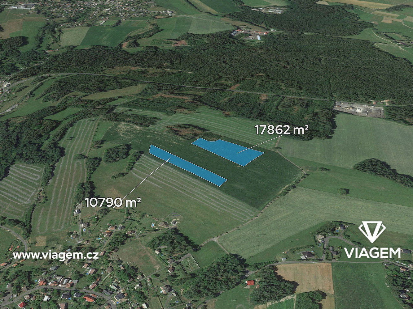 Pole 28 652 m², Podíl 8 % o výměře 2 388 m², Radčice