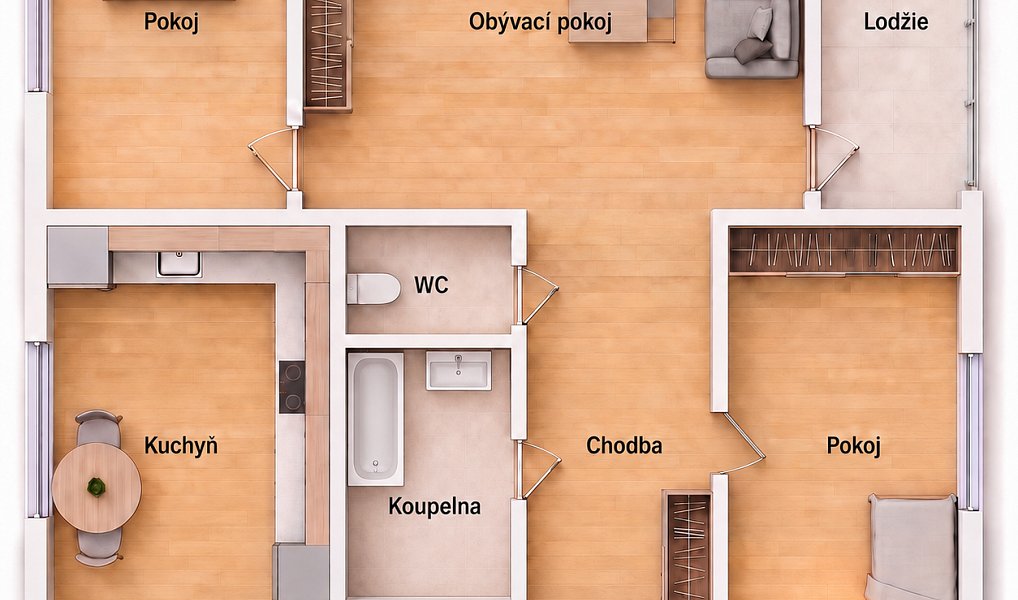 Prodej bytu 3+1 70 m², Liberec – náhled fotky 21