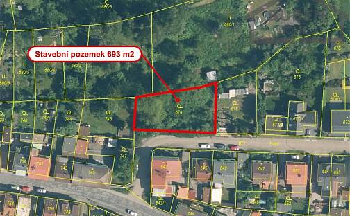Prodej stavebního pozemku 693 m², Tachov