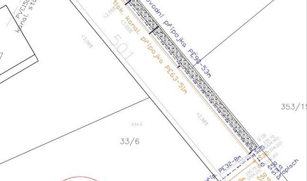 Prodej stavebního pozemku 1 045 m², Vonoklasy – náhled fotky 14