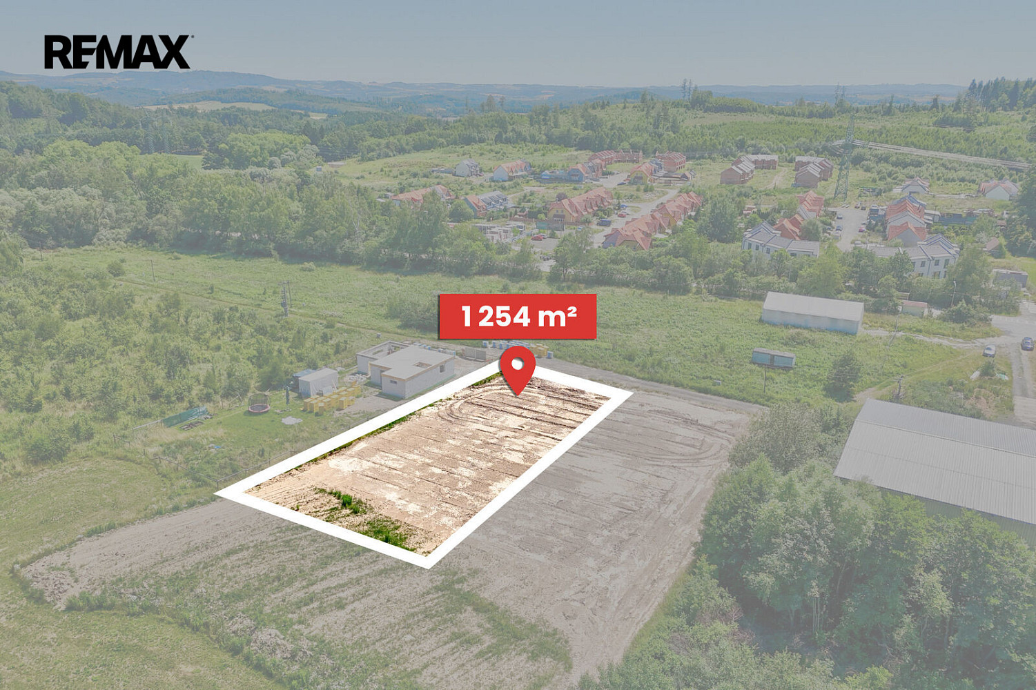 Prodej stavebního pozemku 1 254 m² – fotografie 2