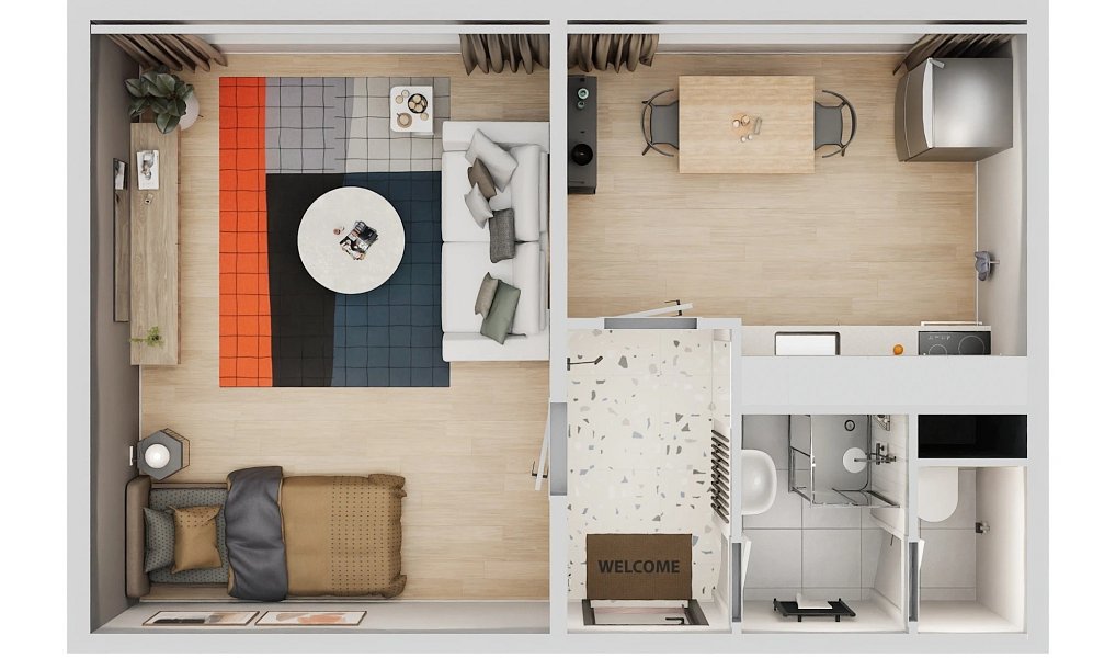 Prodej bytu 1+1 31 m², Plzeň – náhled fotky 14