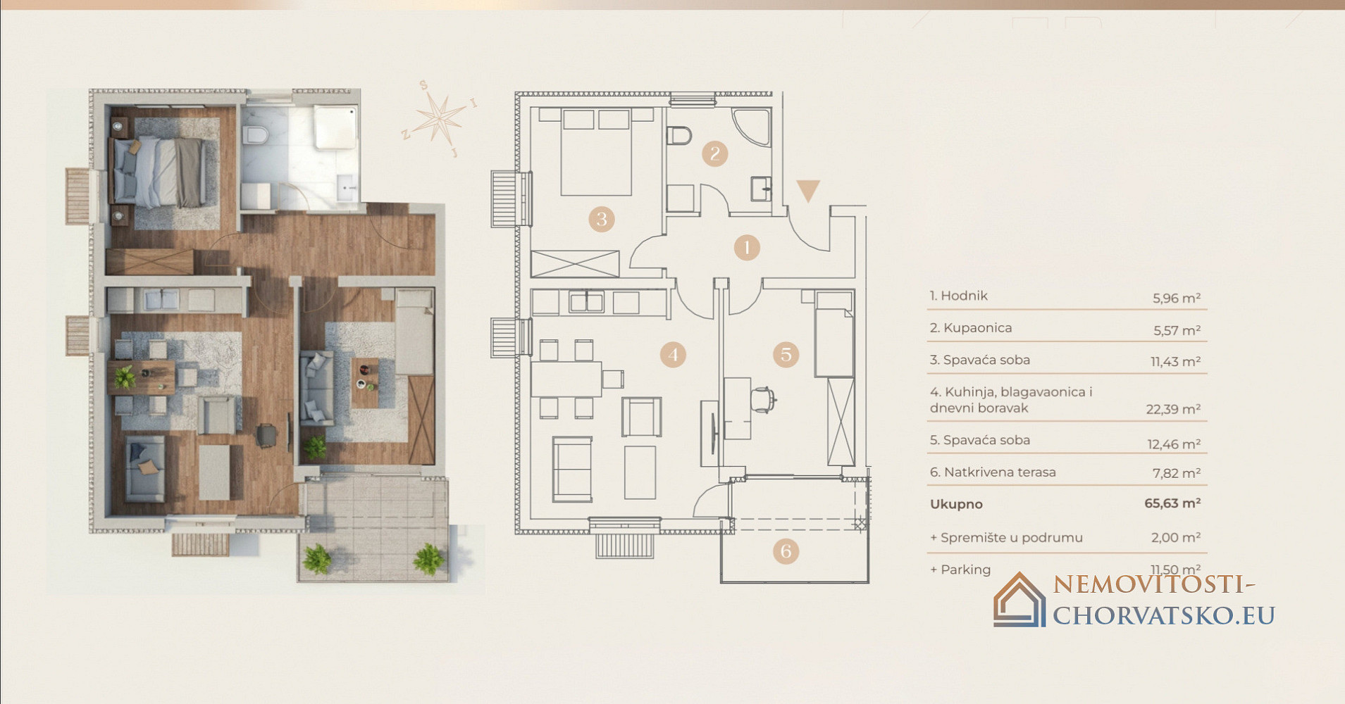 Prodej bytu 2+kk 65 m² - Widok 3