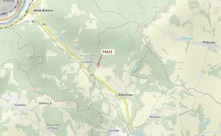 Dražba lesa 5 m², Zubrnice