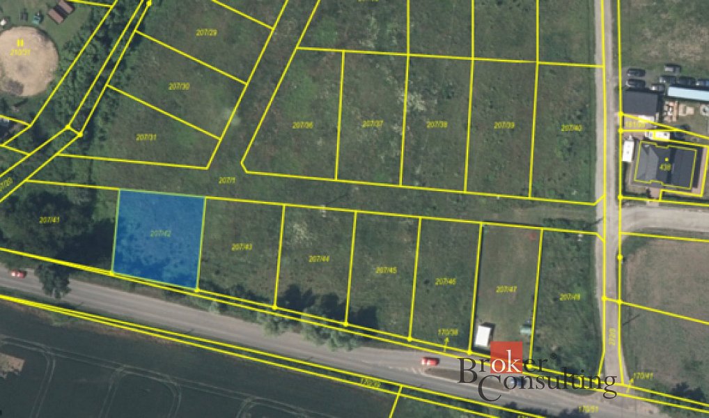 Prodej stavebního pozemku 589 m², Srbice – náhled fotky 2