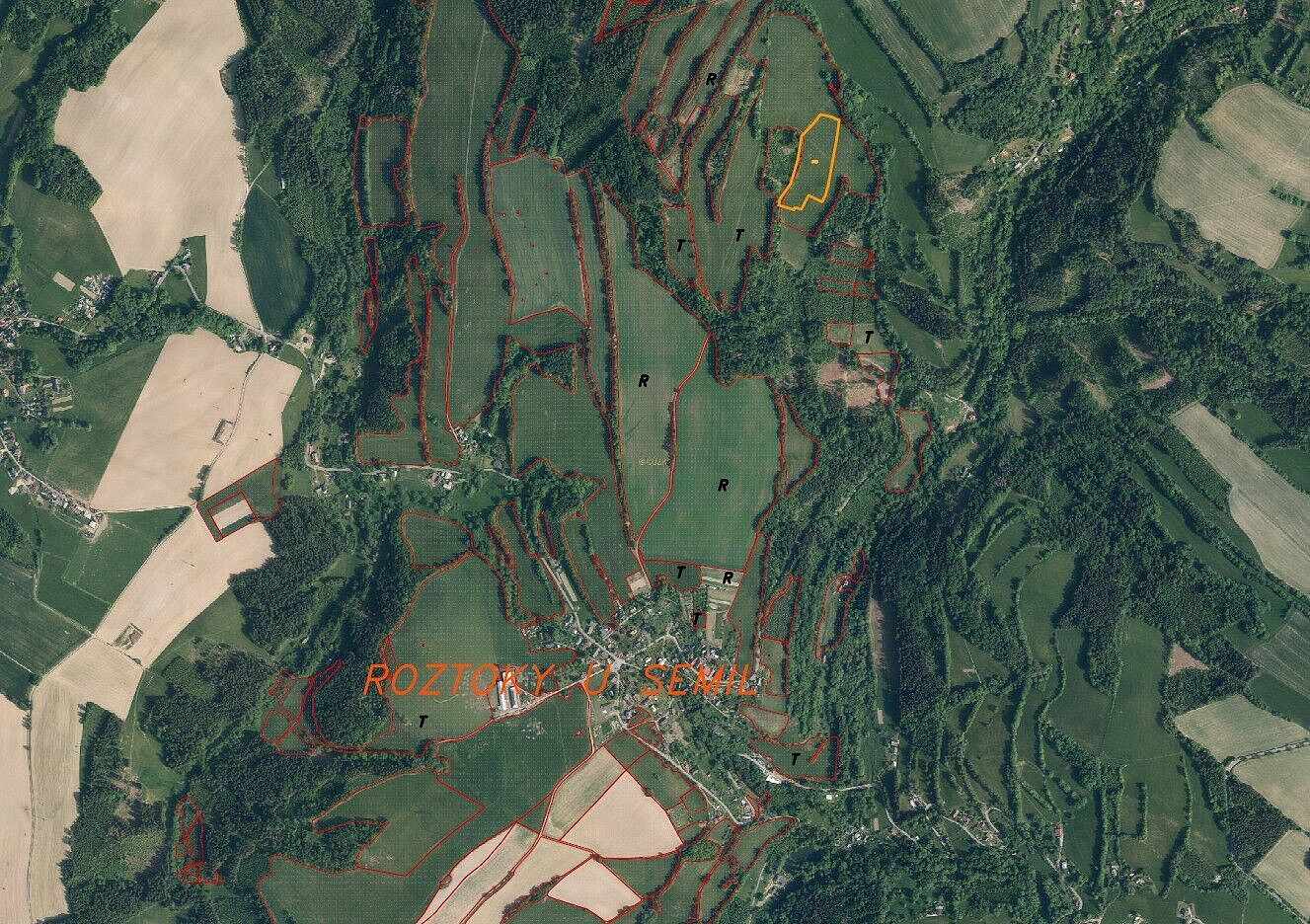 Prodej pole 18 839 m² – pohled 2