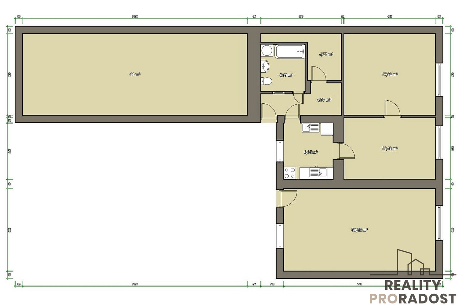 Prodej domu 80 m² s pozemkem 369 m² – fotografie 4