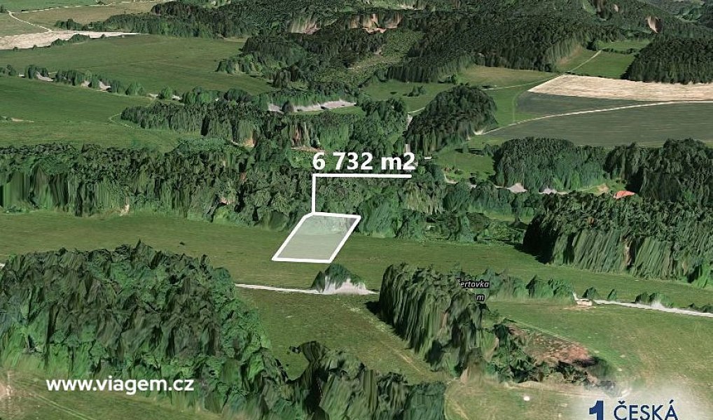 Prodej pole 1 122 m², Háje nad Jizerou – náhled fotky 2