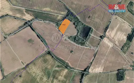 Prodej pole 8 153 m², Mašťov, okres Chomutov