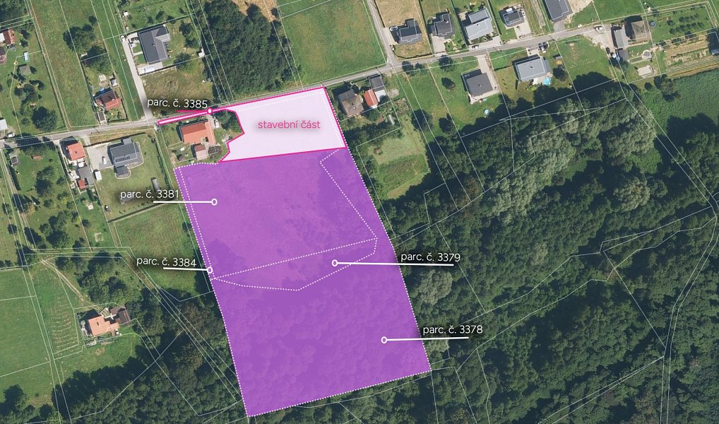 Prodej stavebního pozemku 12 199 m², Doubrava – náhled fotky 2