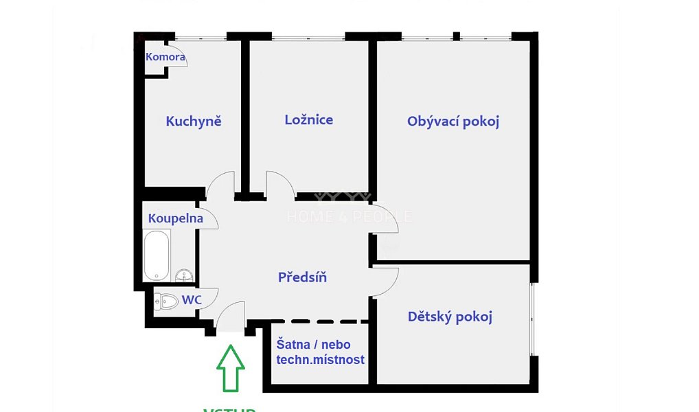 Prodej bytu 3+1 93 m², Příbram – náhled fotky 3