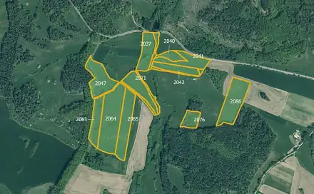 Prodej pole 114 453 m², Třebohostice - Zadní Zborovice, okres Strakonice