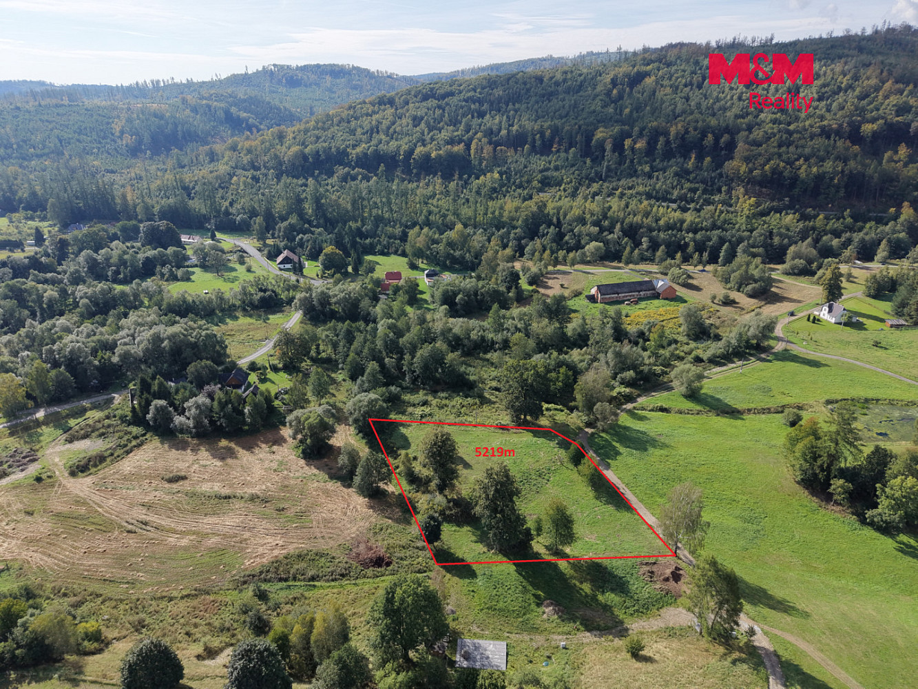 Prodej stavebního pozemku 5 219 m² – fotografie 2