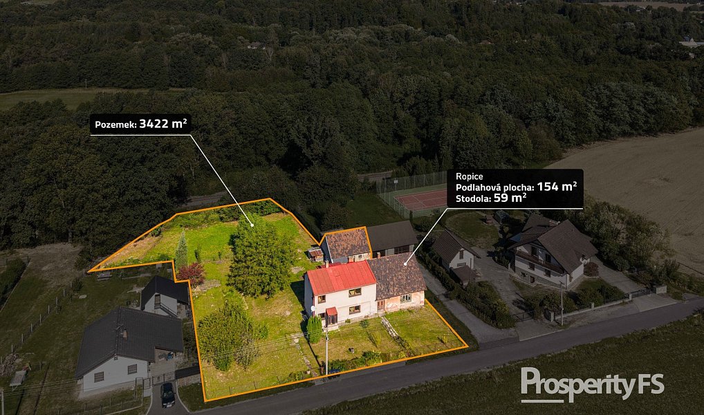 Prodej domu 180 m² s pozemkem 3 422 m², Ropice – náhled fotky 3