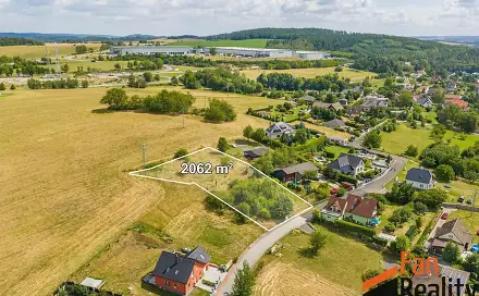 Prodej stavebního pozemku 2 062 m², Ostředek, okres Benešov
